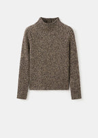 Speckled Perkins Neck Sweater