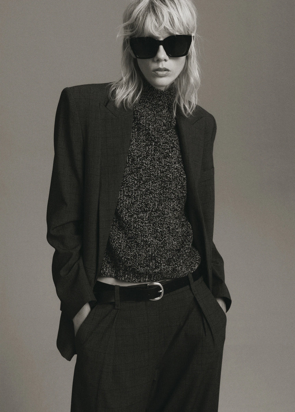 Speckled Perkins Neck Sweater