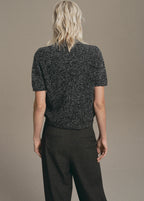 Speckled Perkins Neck Sweater