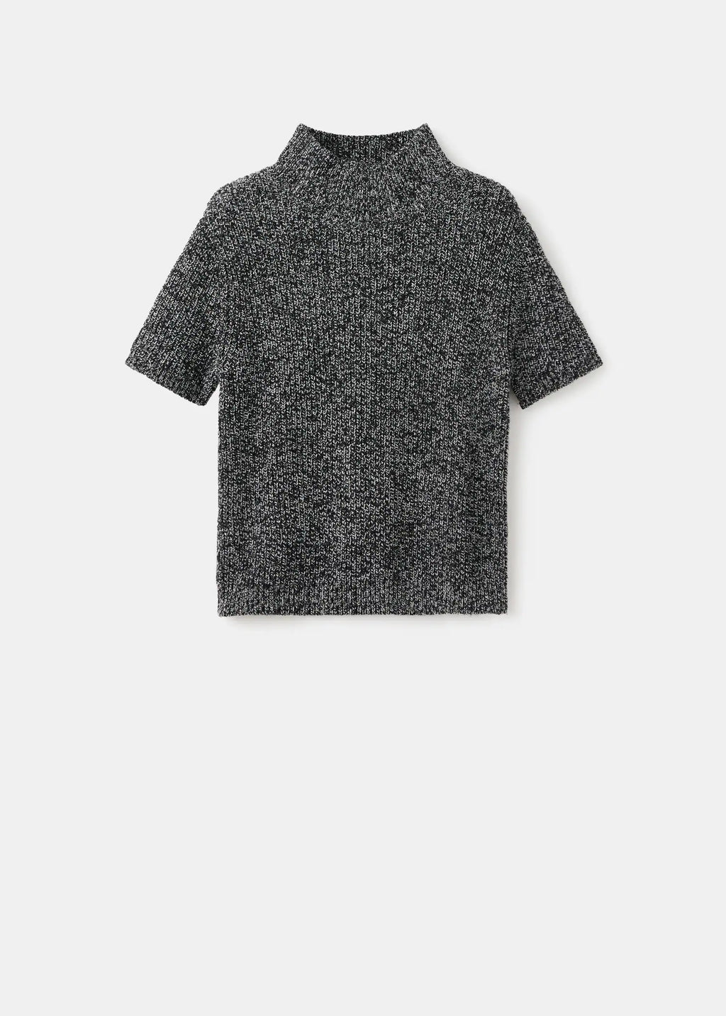 Speckled Perkins Neck Sweater