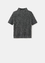 Speckled Perkins Neck Sweater