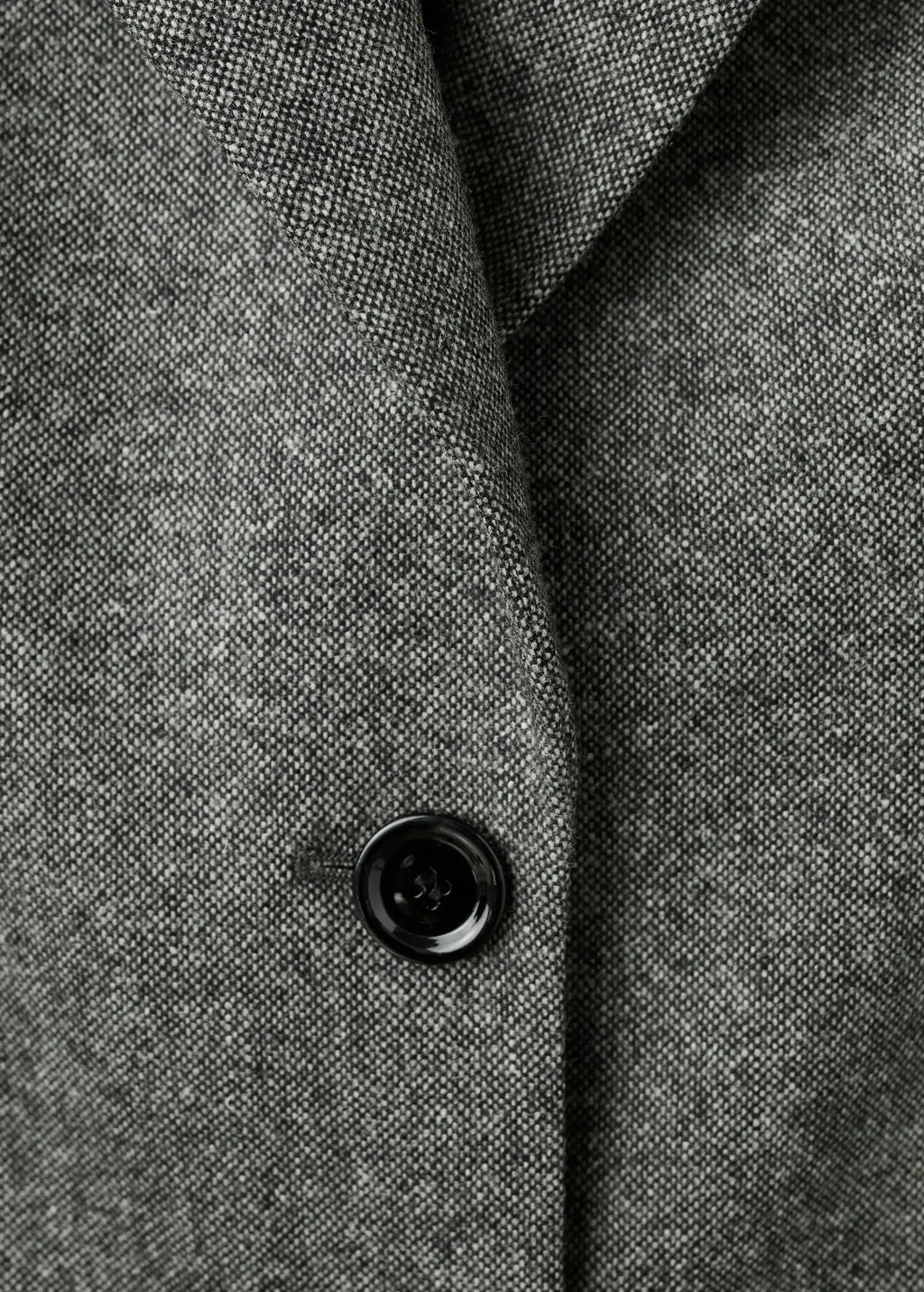 Speckled Wool Blazer With Pockets