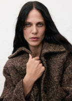 Speckled Wool Overcoat