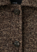 Speckled Wool Overcoat