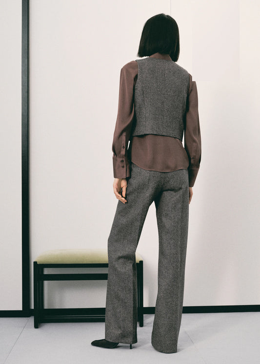 Speckled Wool Waistcoat