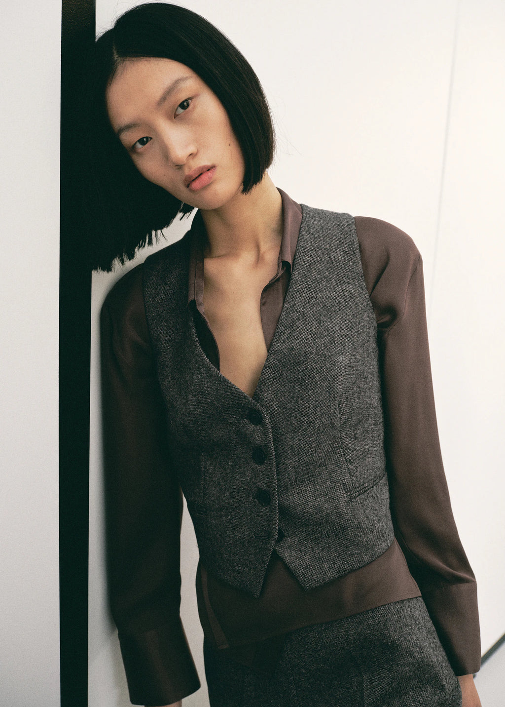 Speckled Wool Waistcoat