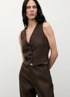 Speckled Wool Waistcoat