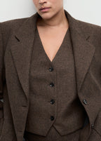 Speckled Wool Waistcoat