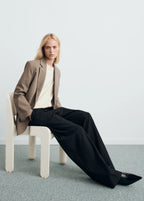 Straight Jacket With Flap Pockets