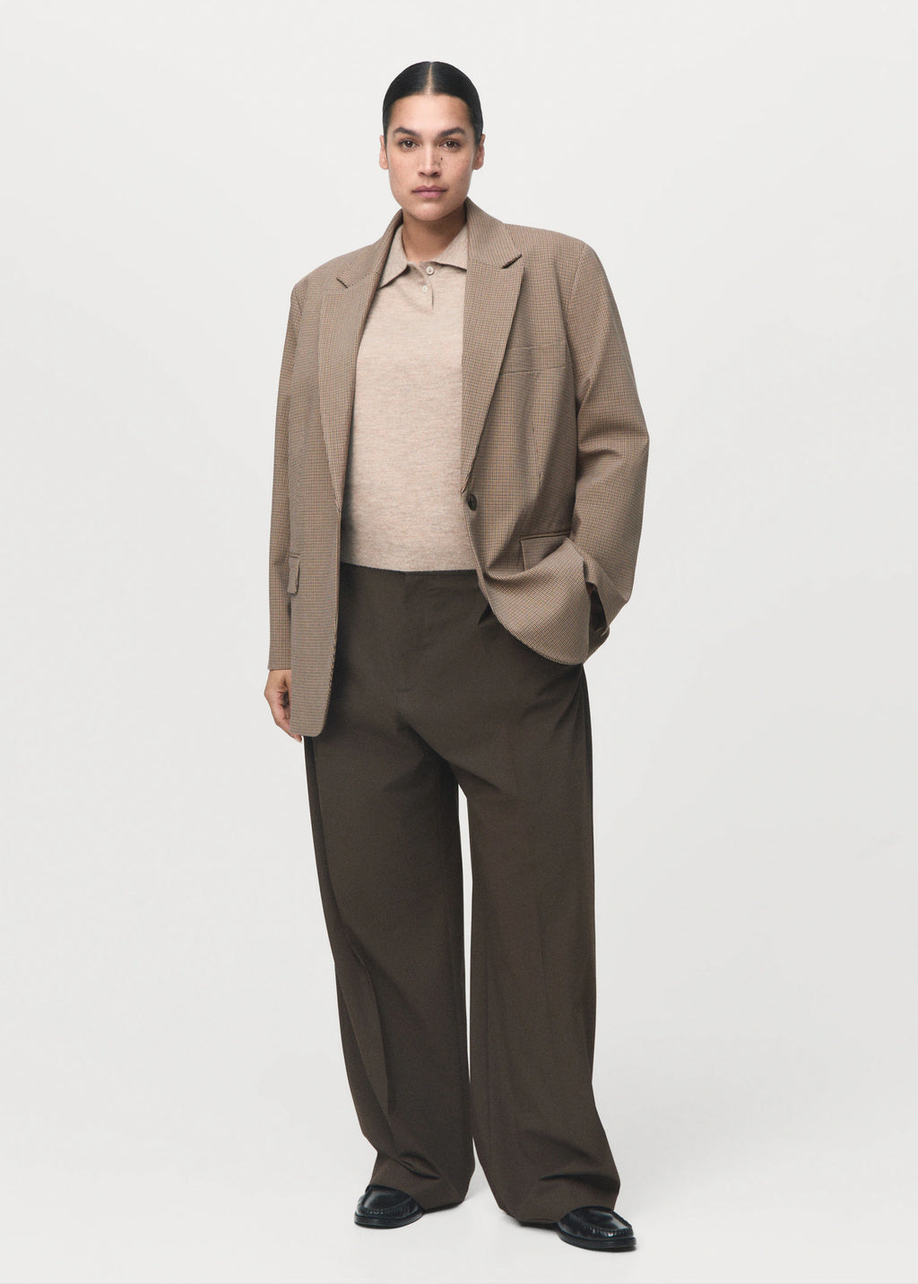 Straight Jacket With Flap Pockets