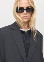 Straight Jacket With Flap Pockets