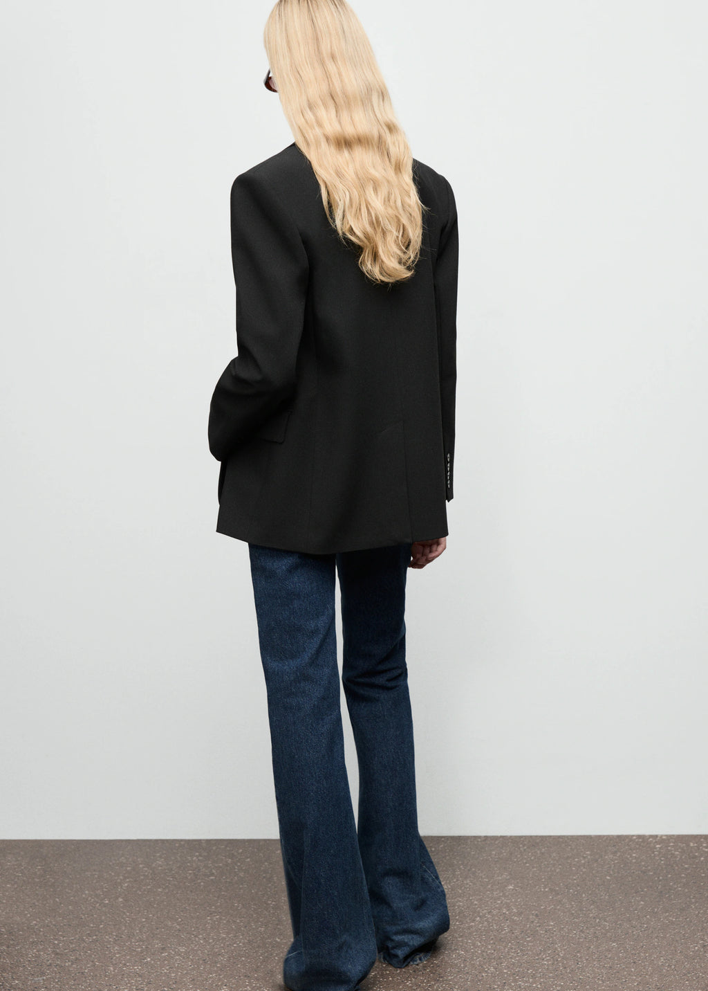 Straight Jacket With Flap Pockets