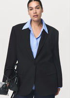 Straight Jacket With Flap Pockets