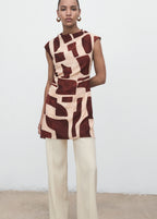 Straight Mid Rise Suit Trousers