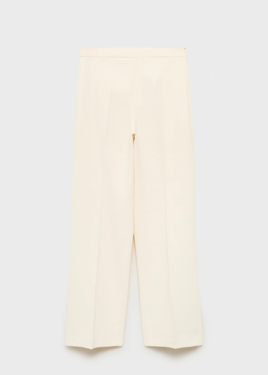 Straight Mid Rise Suit Trousers
