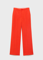 Straight Mid Rise Suit Trousers
