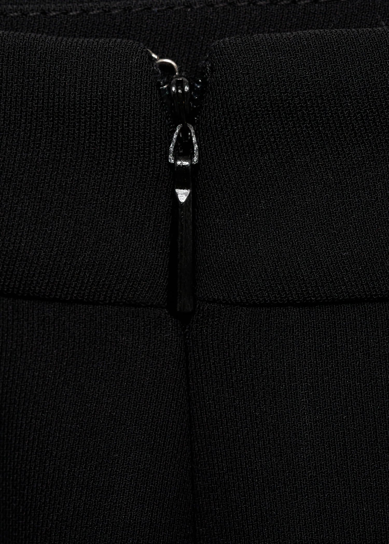 Straight Mid Rise Suit Trousers