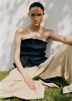 Straight Mid Rise Suit Trousers