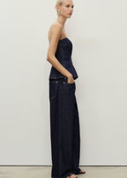 Straight Fit Belt Jeans