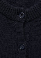 Straight Fit Cardigan With Buttons