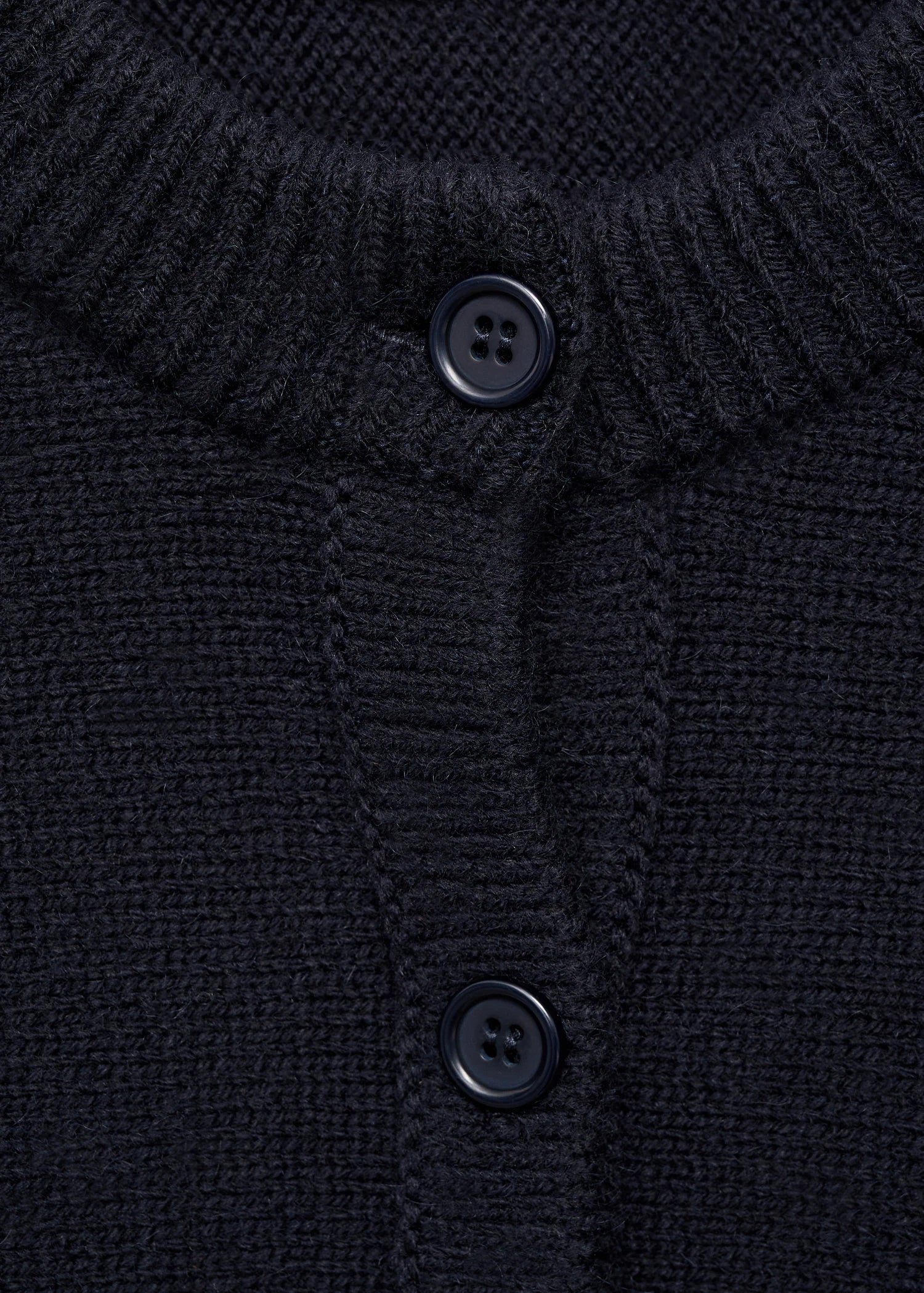 Straight Fit Cardigan With Buttons