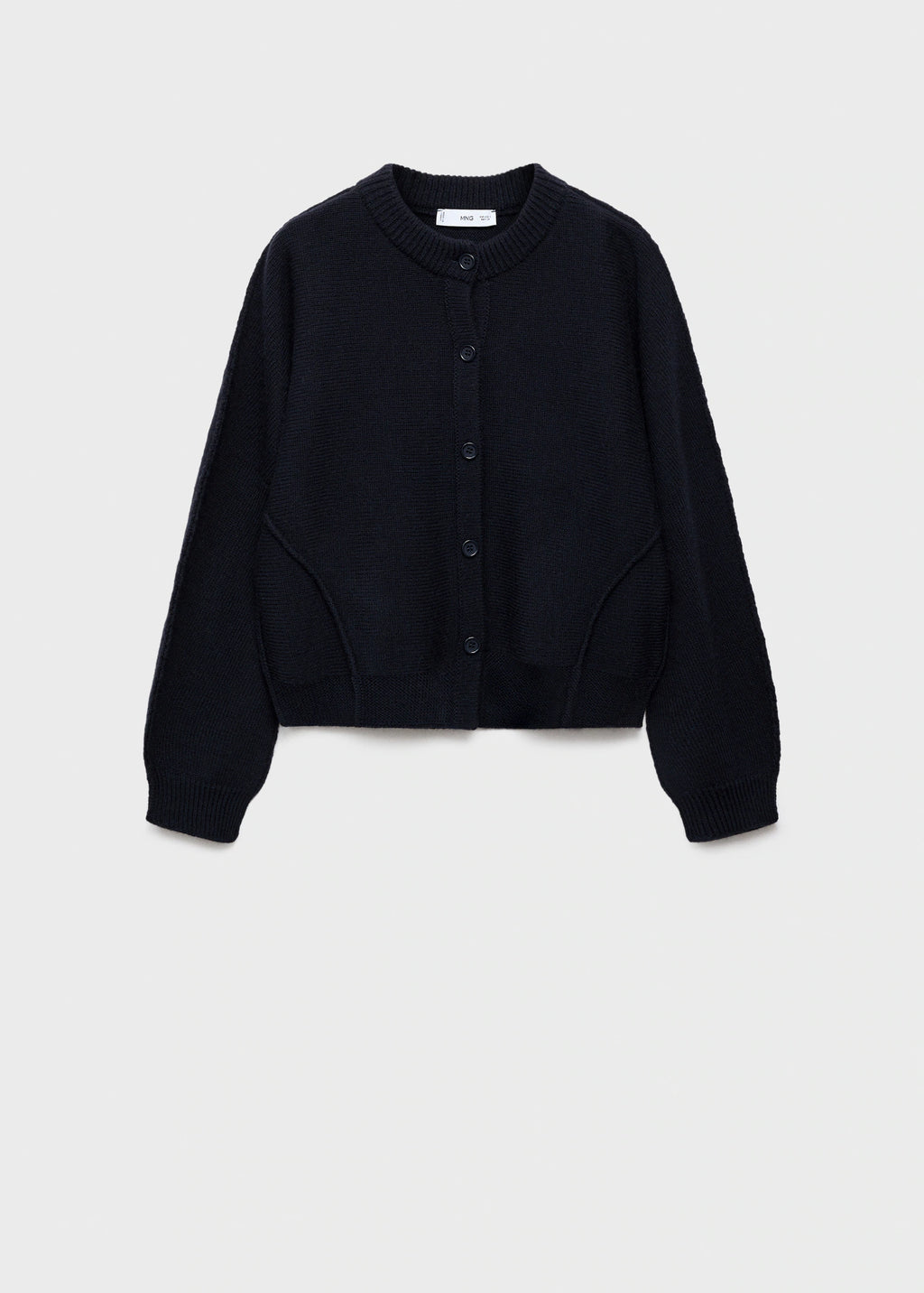 Straight Fit Cardigan With Buttons