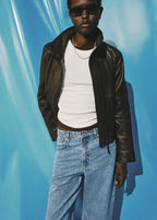 Straight Fit Jeans With A Creased Effect