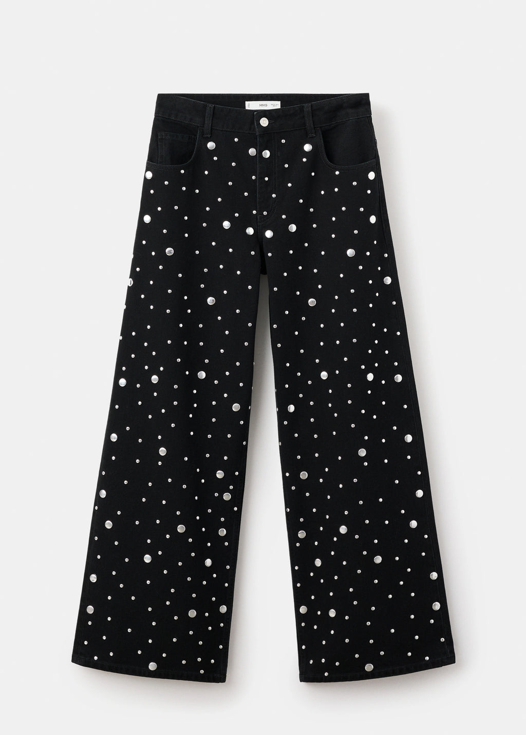 Straight Fit Jeans With Studs