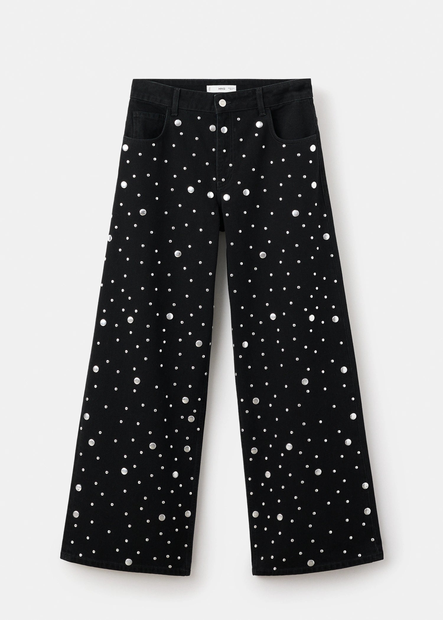 Straight Fit Jeans With Studs