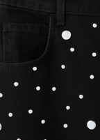 Straight Fit Jeans With Studs