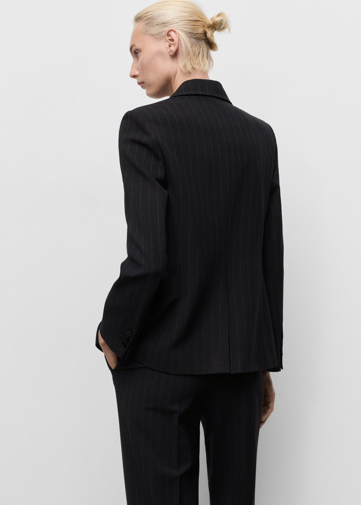 Straight Fit Suit Blazer
