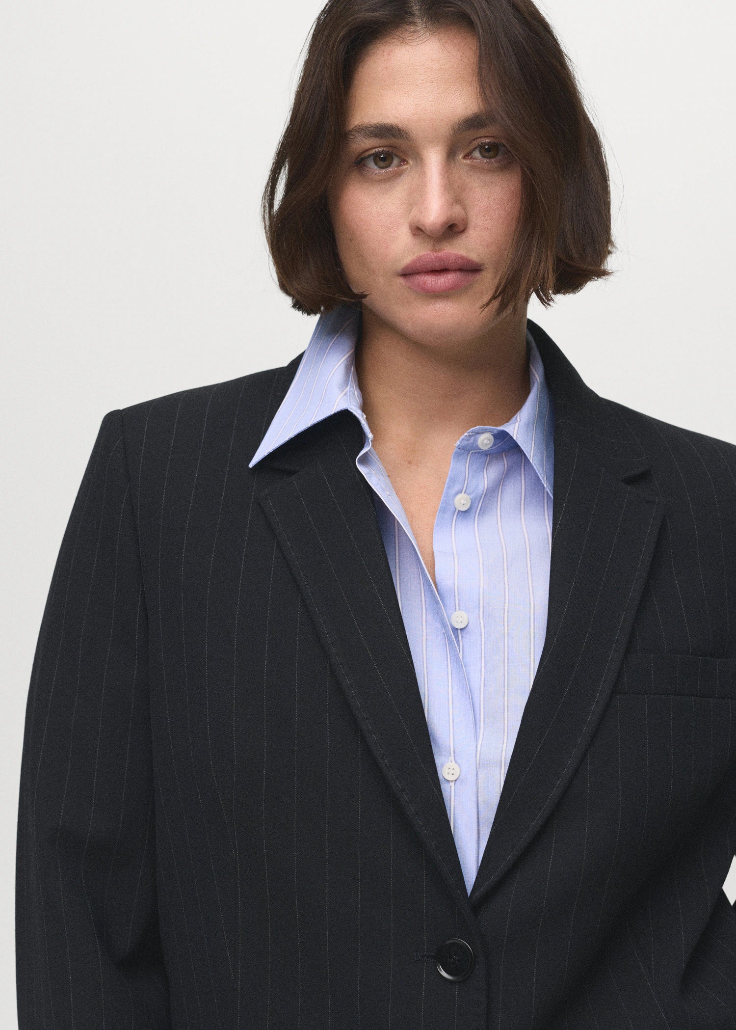 Straight Fit Suit Blazer