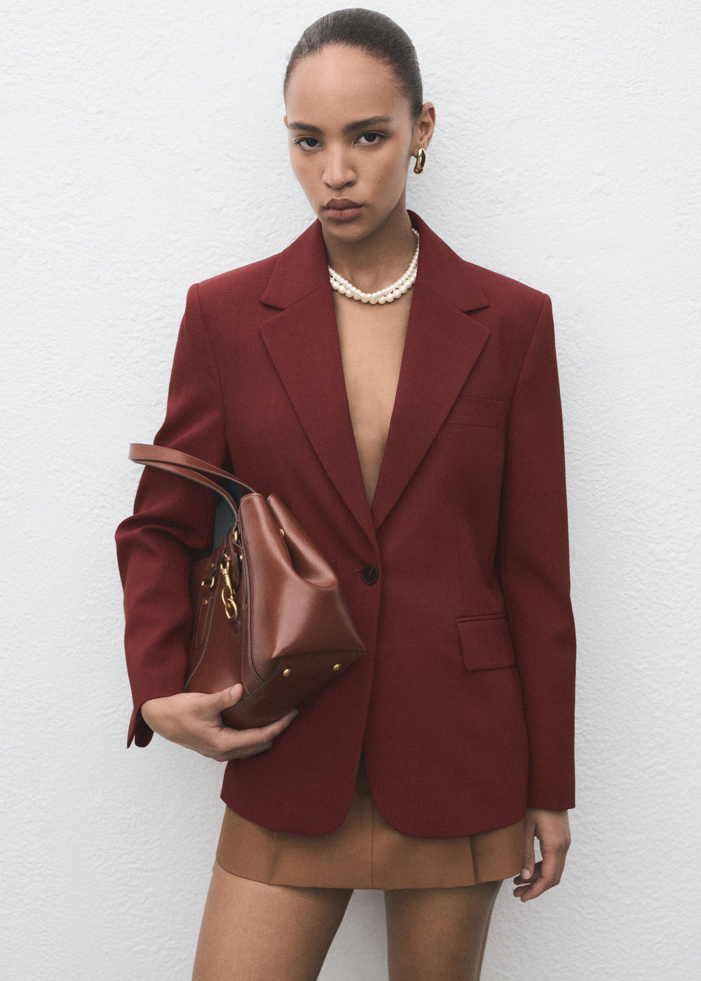 Straight Fit Suit Blazer