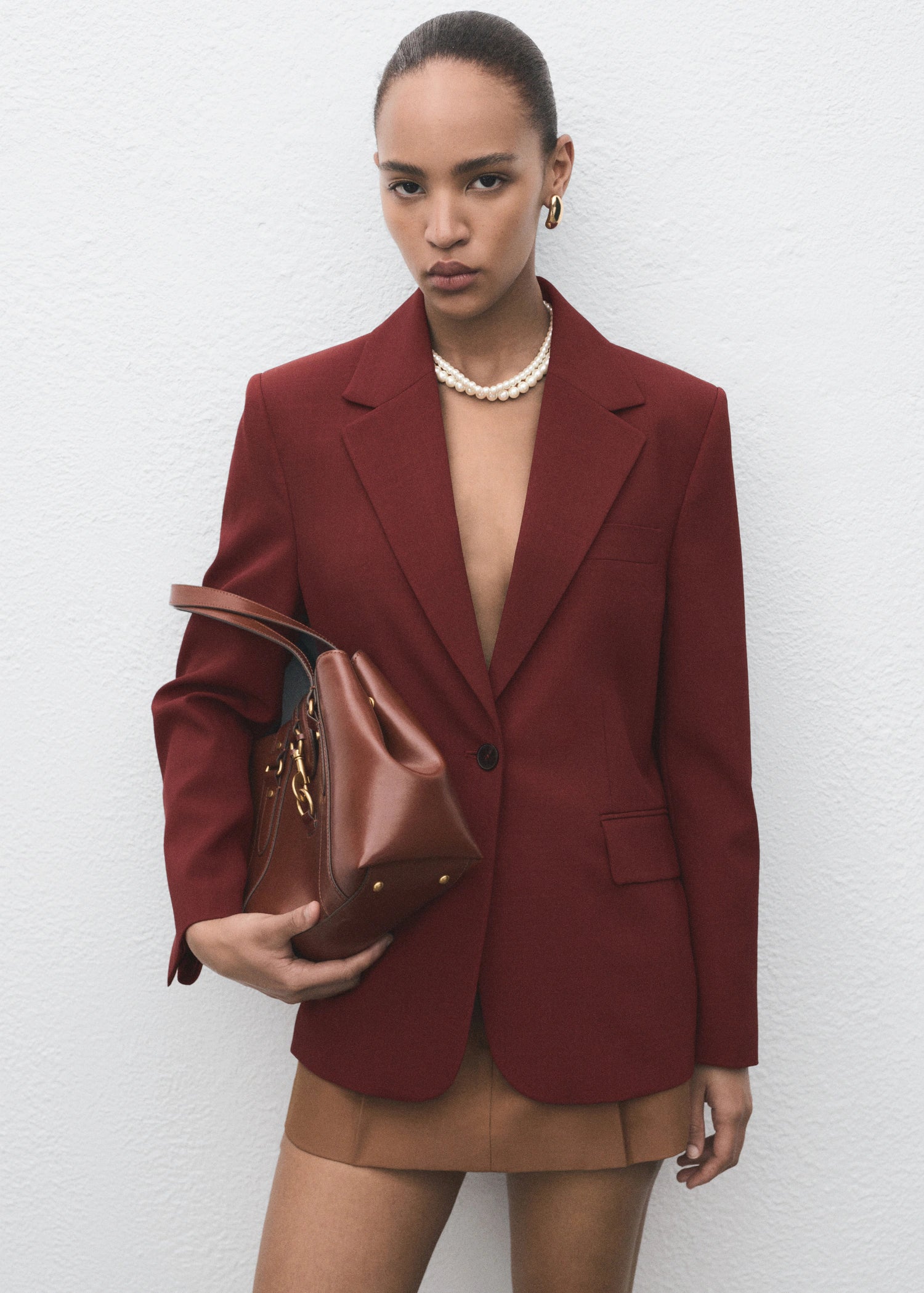 Straight Fit Suit Blazer