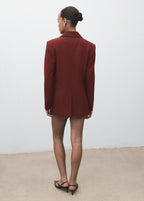 Straight Fit Suit Blazer