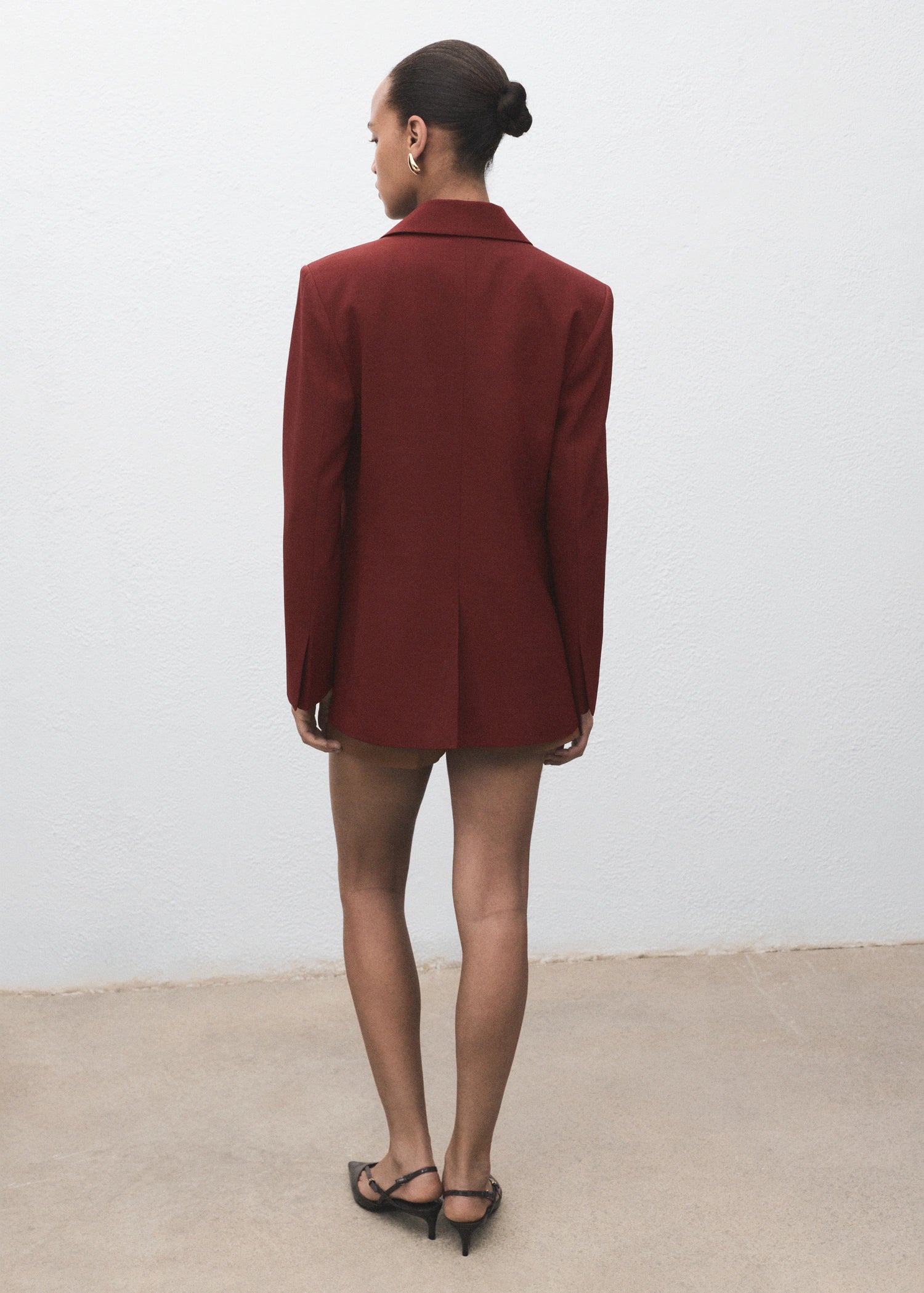 Straight Fit Suit Blazer