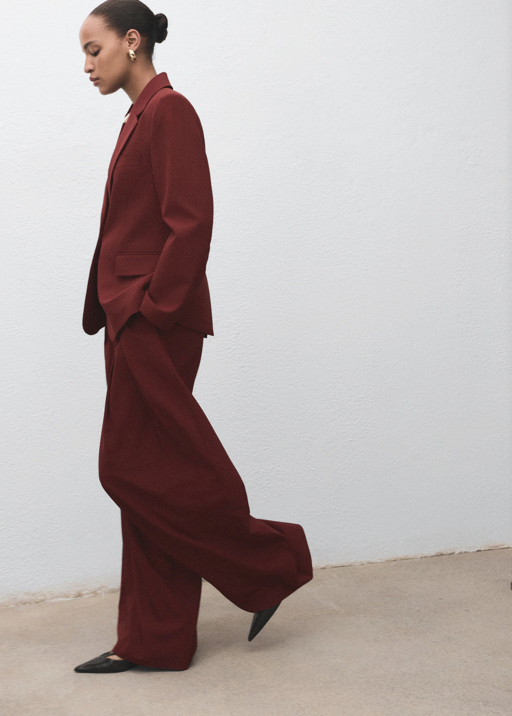 Straight Fit Suit Blazer