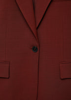 Straight Fit Suit Blazer