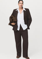 Straight Fit Suit Blazer