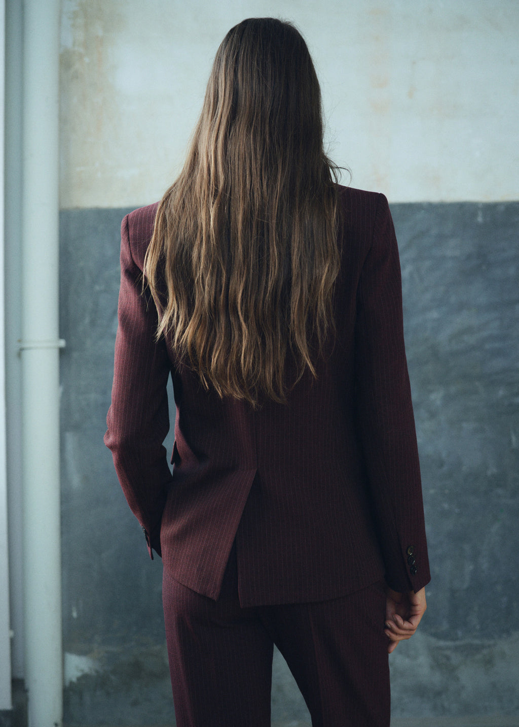 Straight Fit Suit Blazer