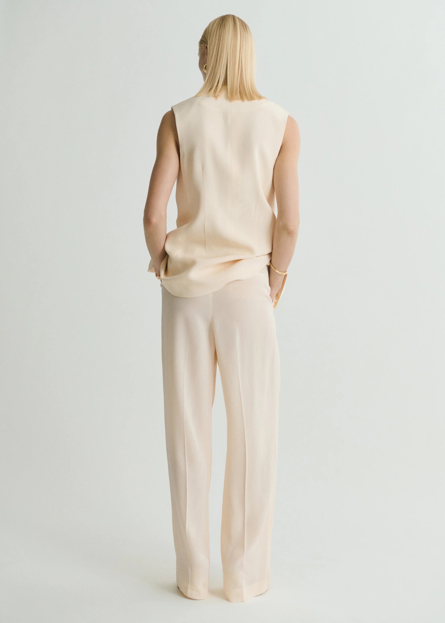 Straight Fit Suit Trousers