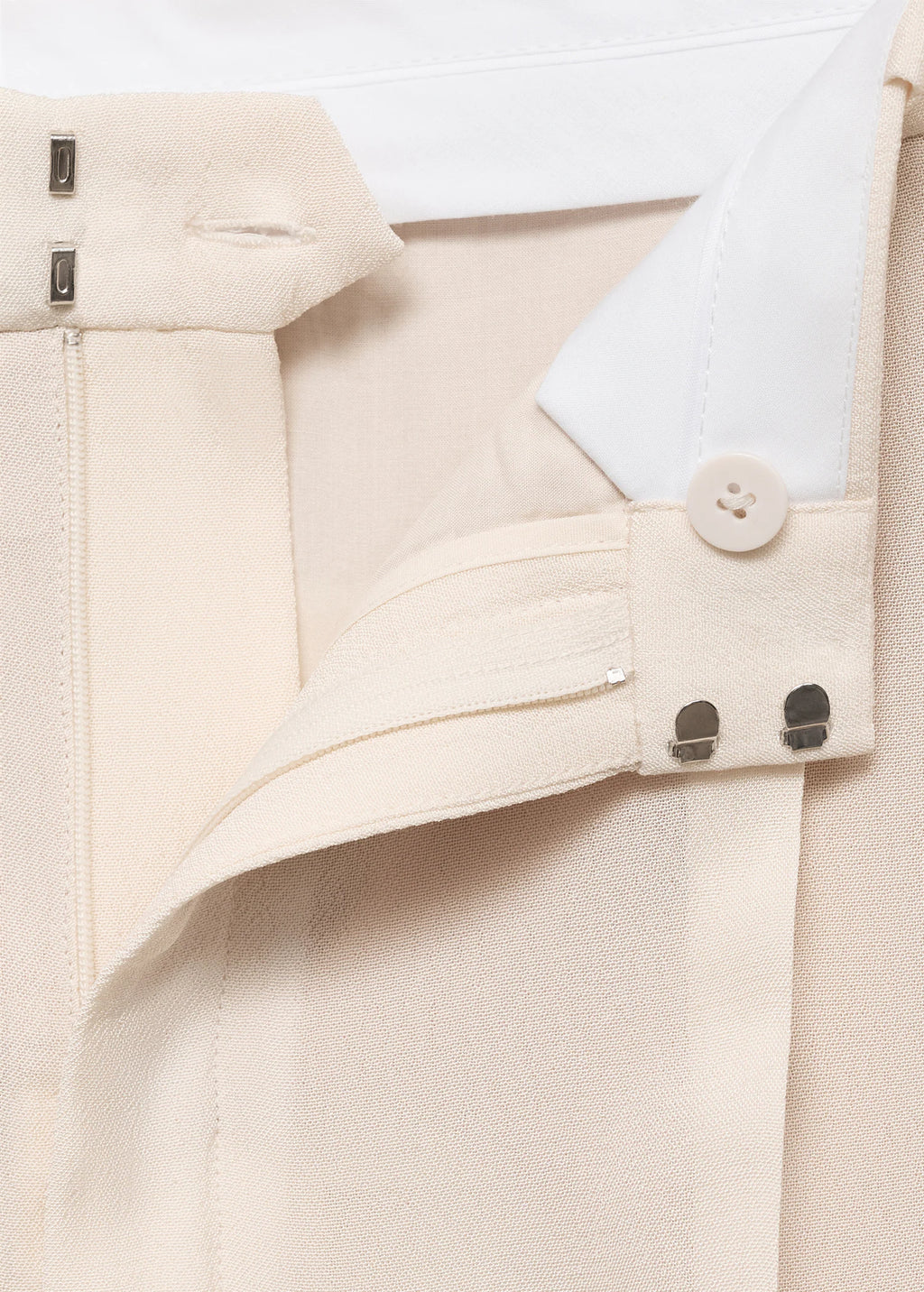 Straight Fit Suit Trousers