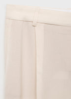 Straight Fit Suit Trousers