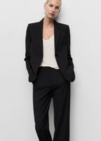 Straight Fit Suit Trousers