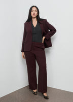 Straight Fit Suit Trousers