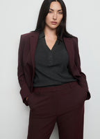 Straight Fit Suit Trousers