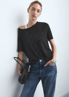 Straight Leg Jeans With Openings