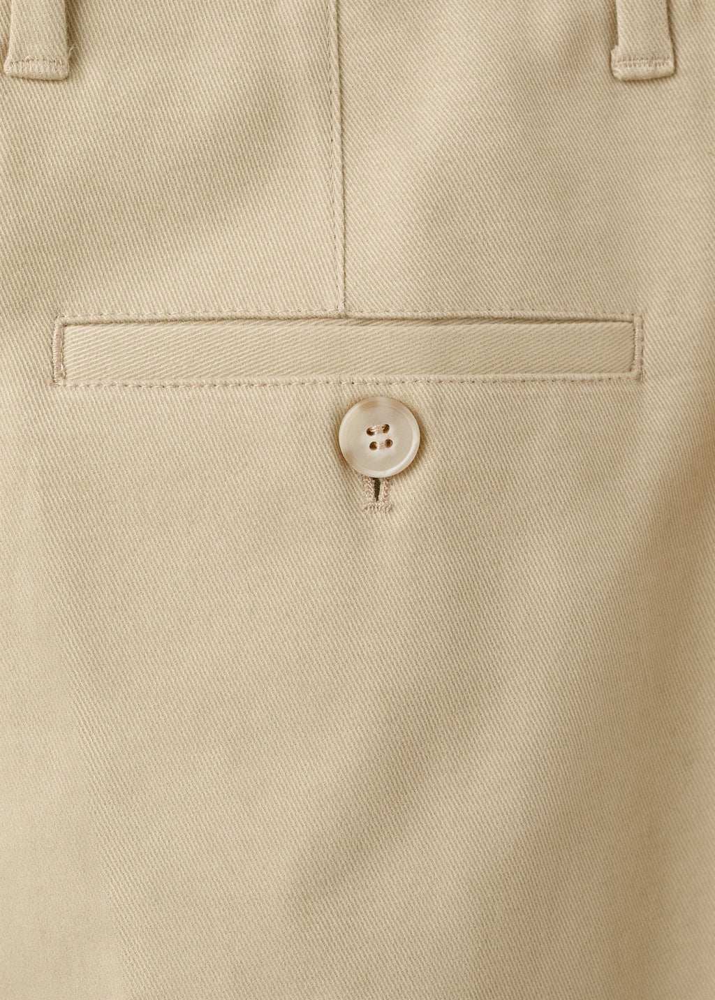 Straight Leg Pleated Denim Trousers