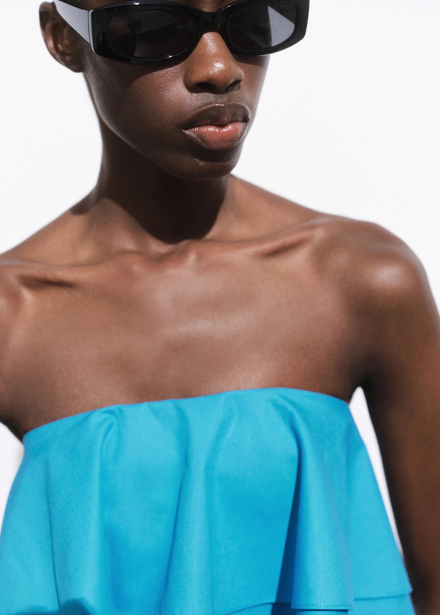 Strapless Cotton Top