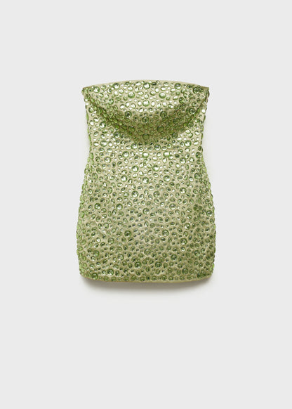 Strapless Crystal Dress